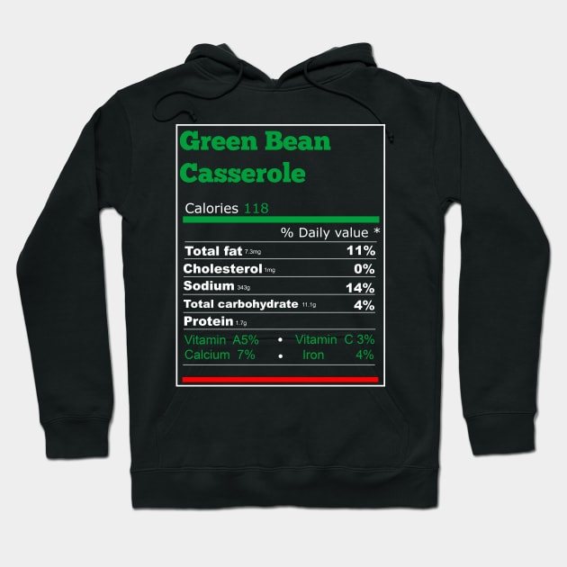 green beans casserole nutrition T-Shirt Hoodie by Flipodesigner